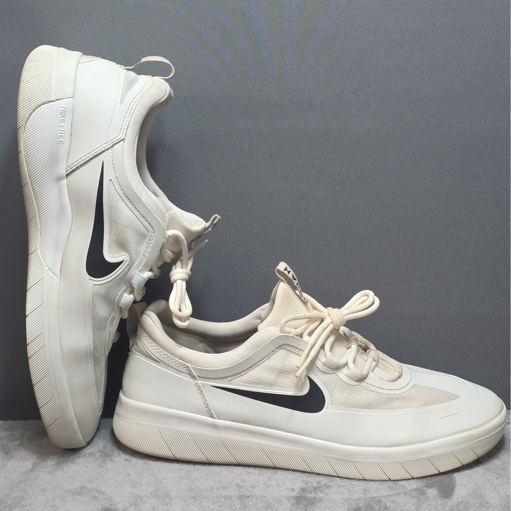 Size 9.5 - Nike Nyjah Free 2.0 SB Summit White